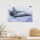 F-35C-BELEUCHTUNG II POSTER (Küche)