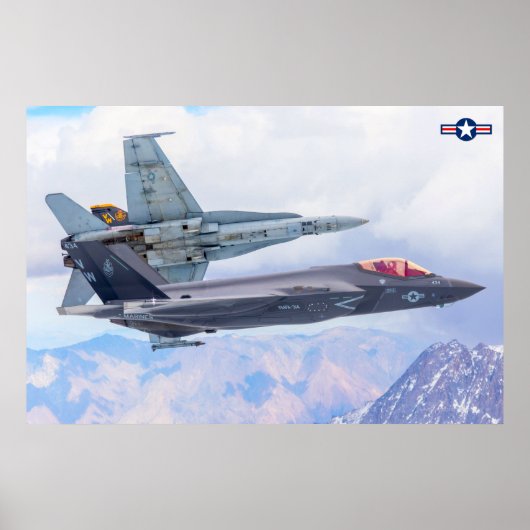 F-35C-BELEUCHTUNG II POSTER (Vorne)