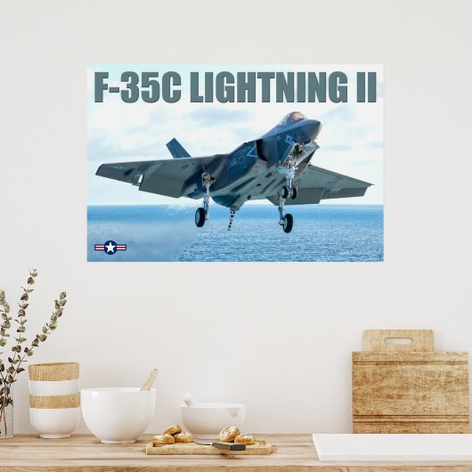 F-35C-BELEUCHTUNG II POSTER (Küche)