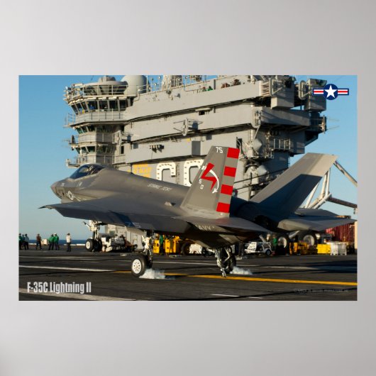 F-35C-BELEUCHTUNG II POSTER (Vorne)