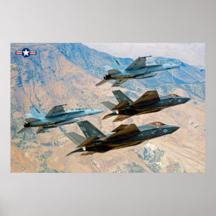 F-35C-BELEUCHTUNG II POSTER