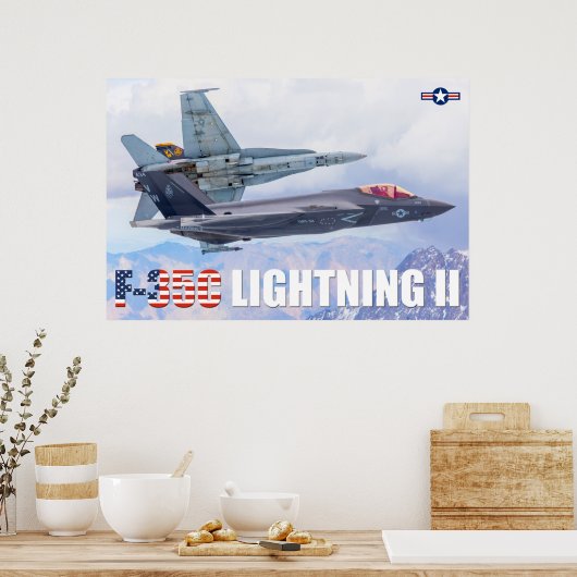 F-35C-BELEUCHTUNG II POSTER (Küche)