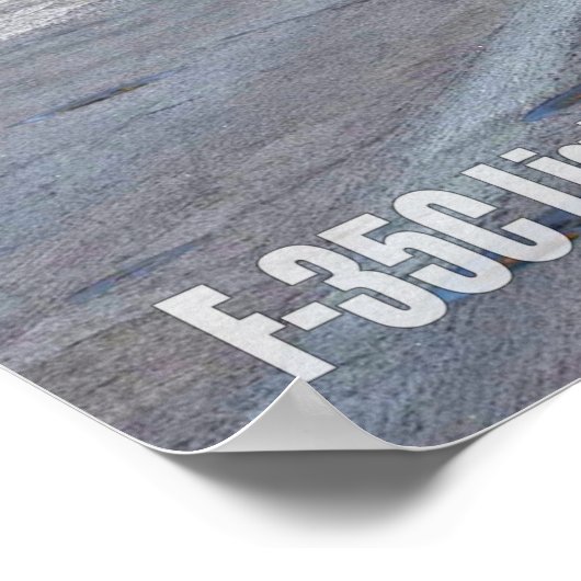 F-35C-BELEUCHTUNG II POSTER (Ecke)