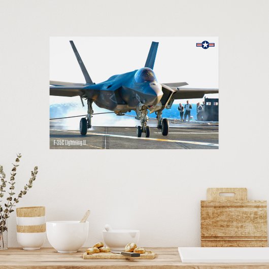 F-35C-BELEUCHTUNG II POSTER (Küche)