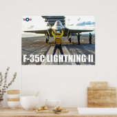 F-35C-BELEUCHTUNG II POSTER (Küche)