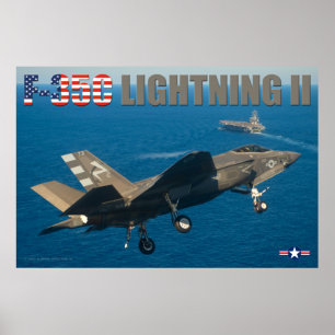 F-35C-BELEUCHTUNG II POSTER