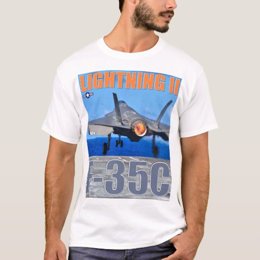 F-35C-BELEUCHTUNG II T-Shirt (Vorderseite)