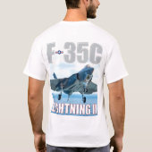 F-35C-BELEUCHTUNG II T-Shirt (Rückseite)