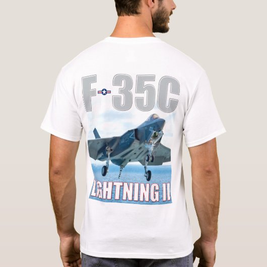 F-35C-BELEUCHTUNG II T-Shirt (Rückseite)