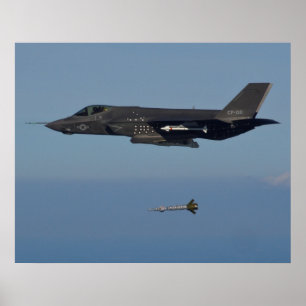 F-35C-Blitze II Poster