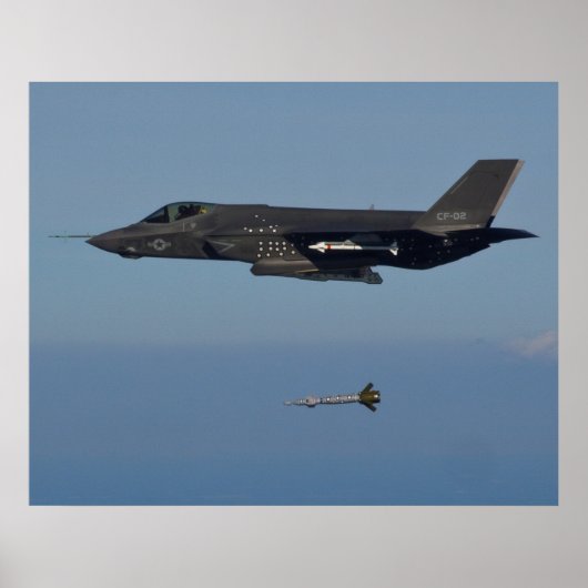 F-35C-Blitze II Poster (Vorne)