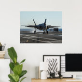 F-35C-Blitze II Poster (Heimbüro)