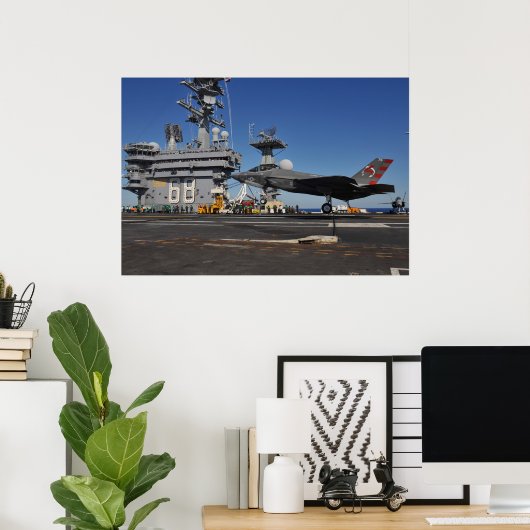F-35C-Blitze II Poster (Heimbüro)