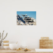 F-35C-Blitze II Poster (Küche)