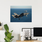F-35C-Blitze II Poster (Heimbüro)