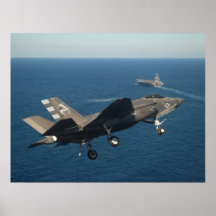 F-35C-Blitze II Poster
