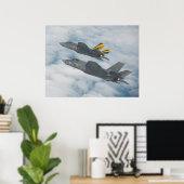F-35C-Blitze II Poster (Heimbüro)