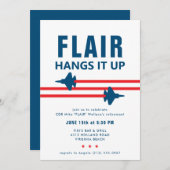 F-35C Growler Fighter Jet Party Einladung (Vorne/Hinten)