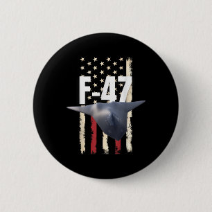 F 47 Kampfjet F-47 Jet Fighter Aircraft - Offiziel Button