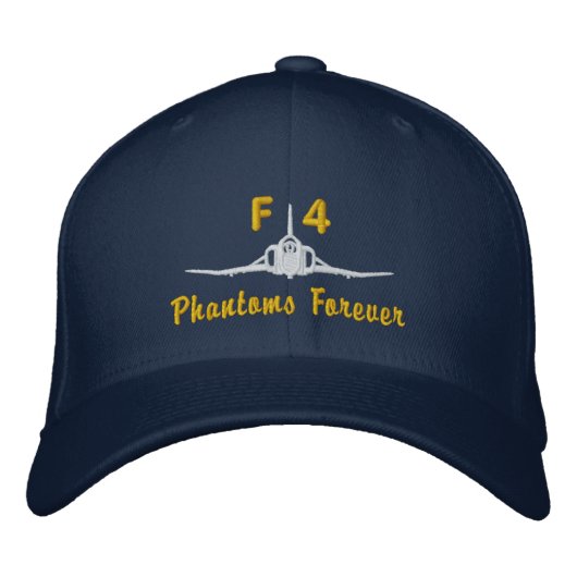 F-4 Golf Hat Bestickte Kappe (Vorderseite)