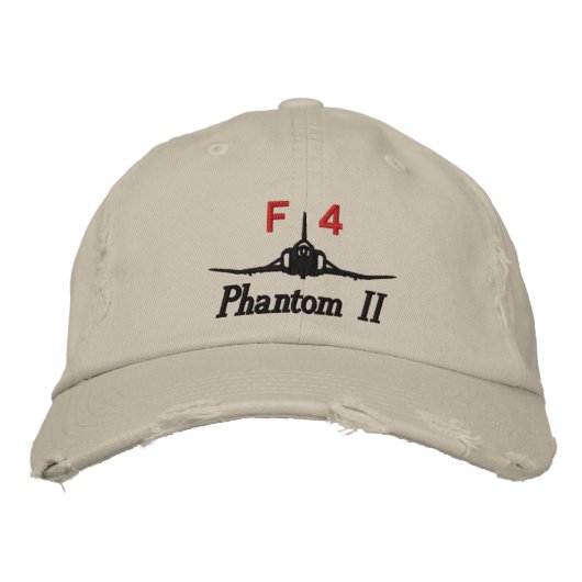 F-4 Golf Hat Bestickte Kappe (Vorderseite)