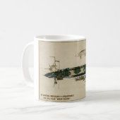 F-4 Kaffee-Tasse des Phantom-II Kaffeetasse (Vorderseite Links)