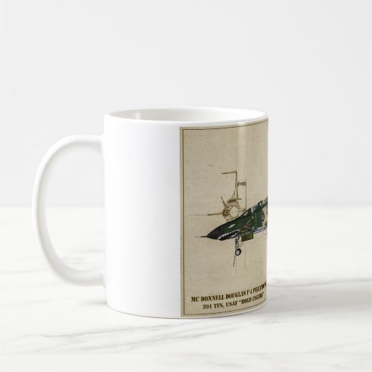 F-4 Kaffee-Tasse des Phantom-II Kaffeetasse (Links)