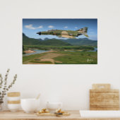 ‚F-4 Low Pass‘ Poster (Küche)