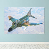 F-4 PHANTOM 36x48 Leinwanddruck (Insitu (Holzboden))