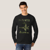 F 4 Phantom Fighter Jet Flugzeug Pilot Militärisch T-Shirt (Vorne ganz)
