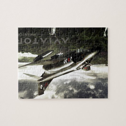 F-4 Phantom Fighter Jet Puzzle (Horizontal)