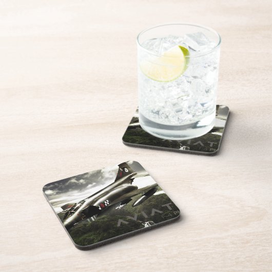 F-4 Phantom Fighter Jet Untersetzer (Rechte Seite)