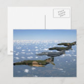 F-4 Phantom II Heritage Flight Postkarte (Vorne/Hinten)