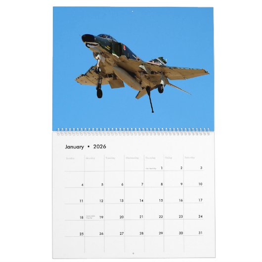 F-4 Phantom II Kalender (Jan 2026)