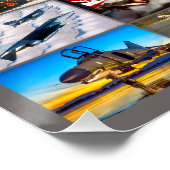F-4 PHANTOM II "MONTAGE" POSTER (Ecke)