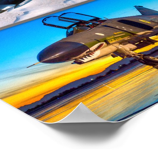 F-4 PHANTOM II "MONTAGE" POSTER (Ecke)