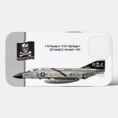 F-4 Phantom II VF-84 Jolly Rogers profile Case-Mate iPhone Hülle (Rückseite (Horizontal))