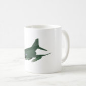 F-4 Phantom-Jet-Interzeptor Kaffeetasse (VorderseiteRechts)