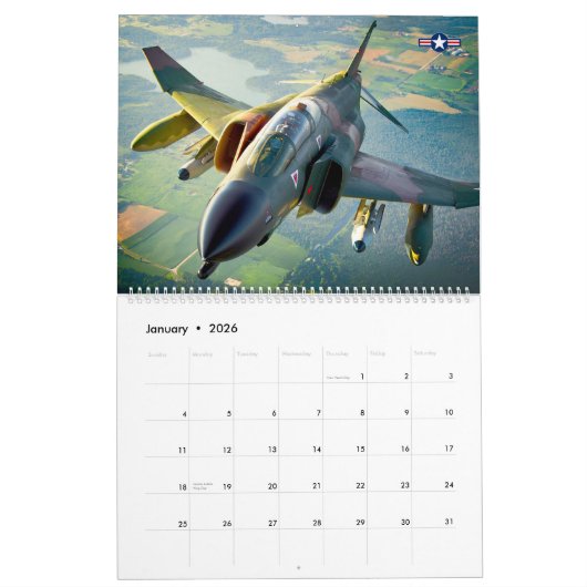 F-4 PHANTOM KALENDER (Jan 2026)