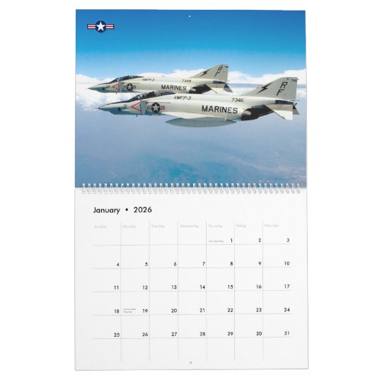 F-4 PHANTOM KALENDER (Jan 2026)