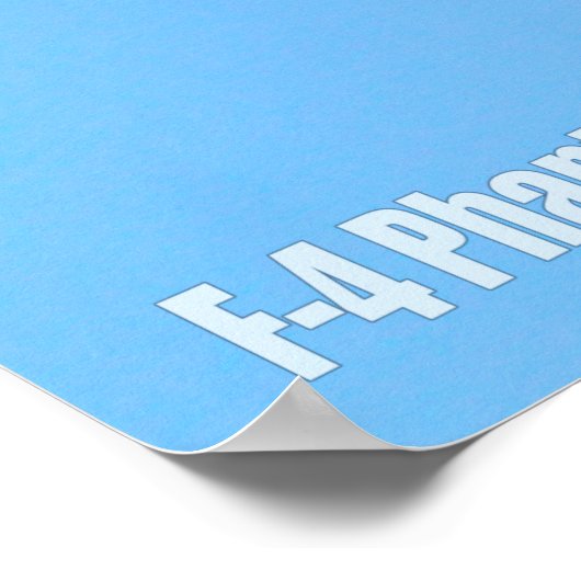 F-4 PHANTOM POSTER (Ecke)