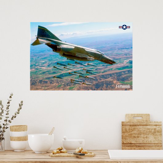 F-4 PHANTOM POSTER (Küche)