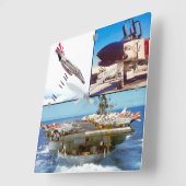 F-4 PHANTOM QUADRATISCHE WANDUHR (Winkel)