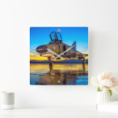 F-4 PHANTOM QUADRATISCHE WANDUHR (Zuhause)