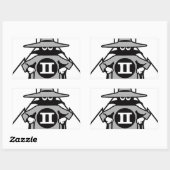 F-4 Phantom Spook Rechteckiger Aufkleber (Blatt)