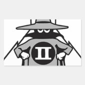 F-4 Phantom Spook Rechteckiger Aufkleber (Vorderseite)