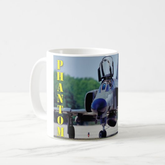 F-4 Phantom-Tasse Kaffeetasse (Vorderseite Links)