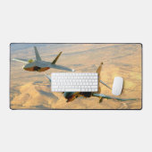 F-4 PHANTOM und F-22 RAPTOR Schreibtischunterlage (Tastatur & Maus)