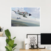 F- 4EJ Phantom II 302 Squadron 2nd Wing, JASDF Poster (Heimbüro)