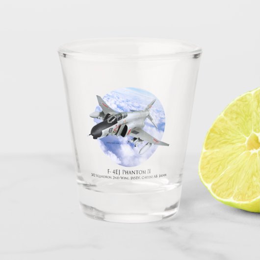 " F-4EJ Phantom II" Schnapsglas (Vorderseite)